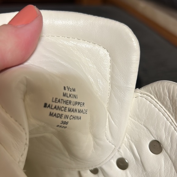 NWOT white leather booties! - Picture 5 of 5